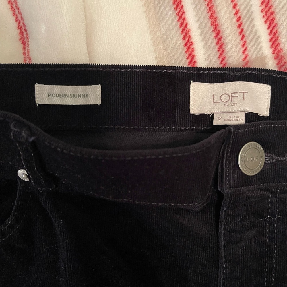 The Loft Modern Skinny corduroy pants Size 12